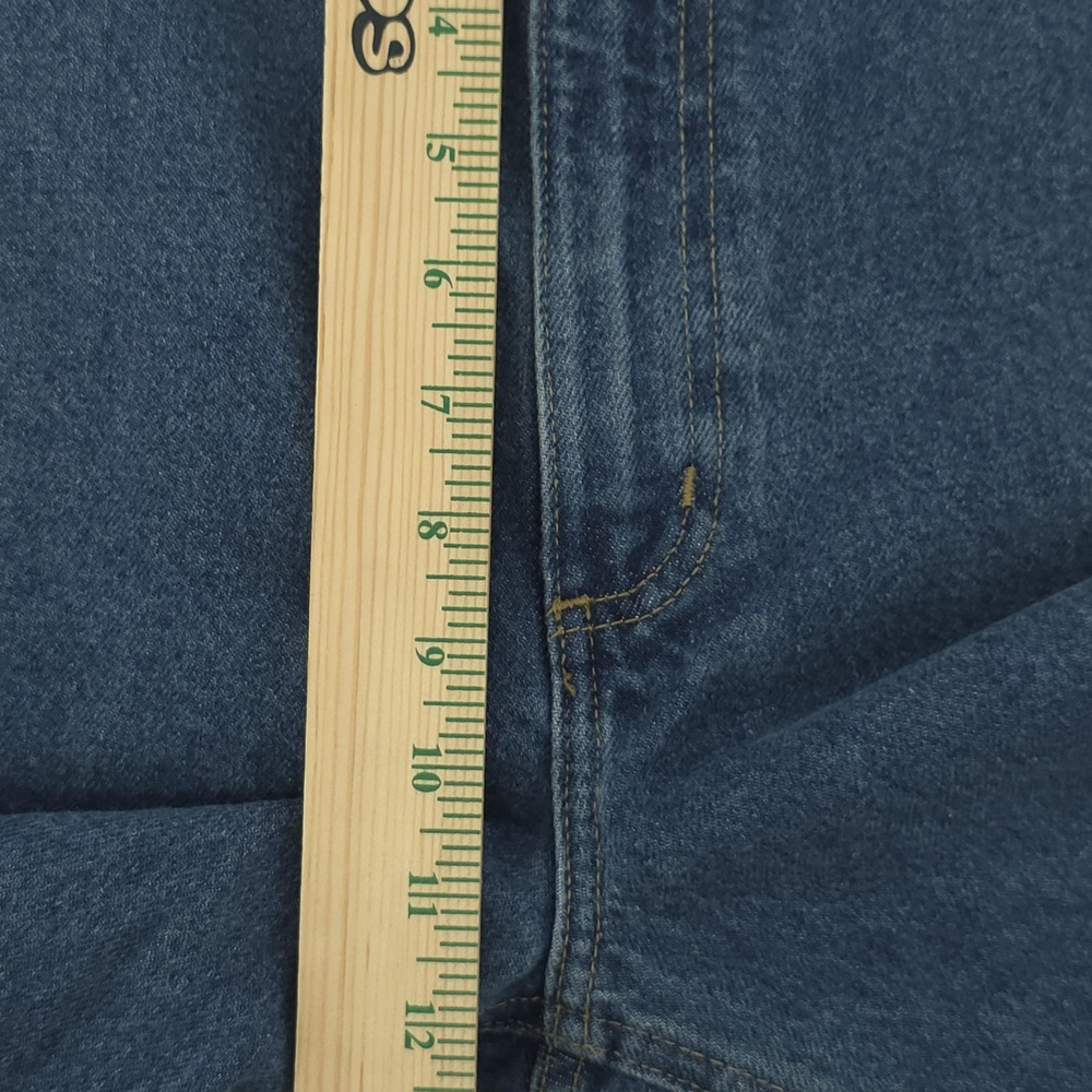 Carhartt Blue Jeans Mens 42X30 Classic Fit Denim Straight Leg Work - Picture 10 of 13